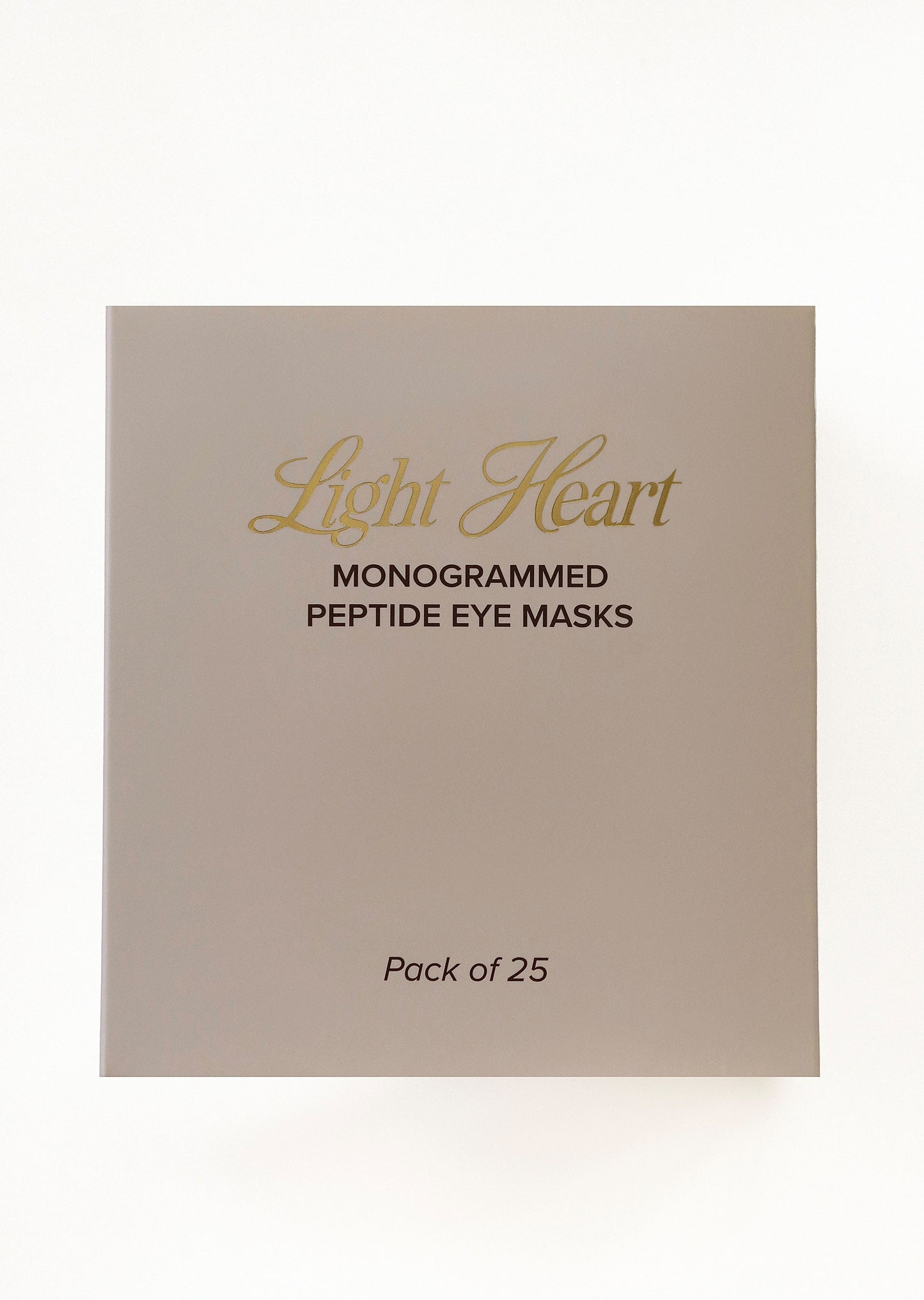 Monogrammed Peptide Eye Masks