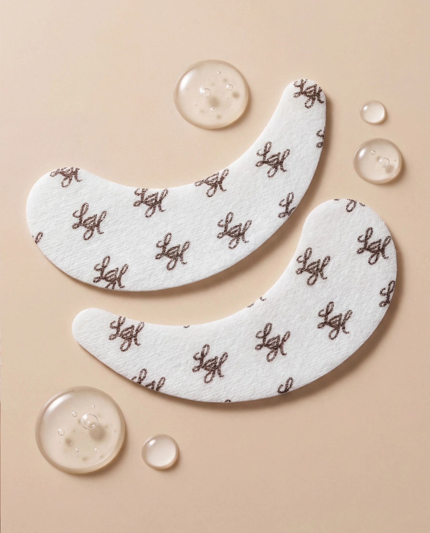 Monogrammed Peptide Eye Masks