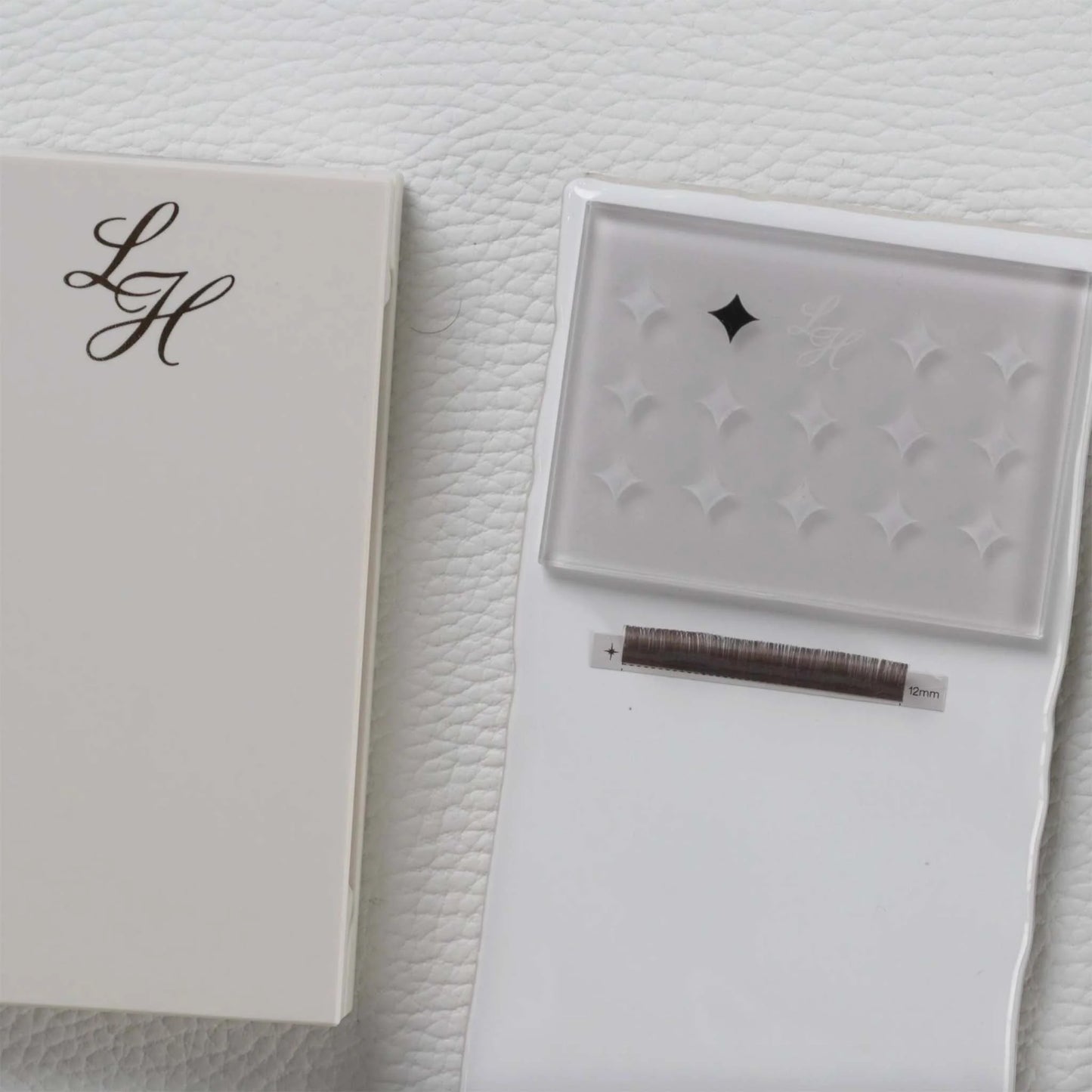 Lash Palette: Frosted Glass Glue Palette